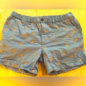 Mens Chubbies Dinosaur Print Shorts XL